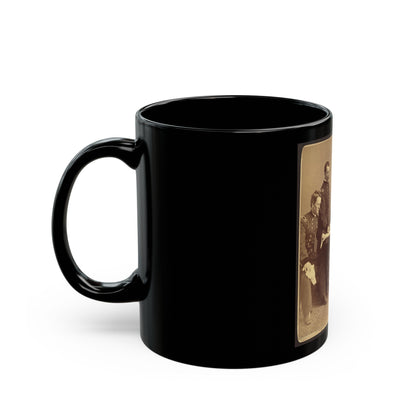 Sheridan And His Generals (U.S. Civil War) Black Coffee Mug-The Sticker Space