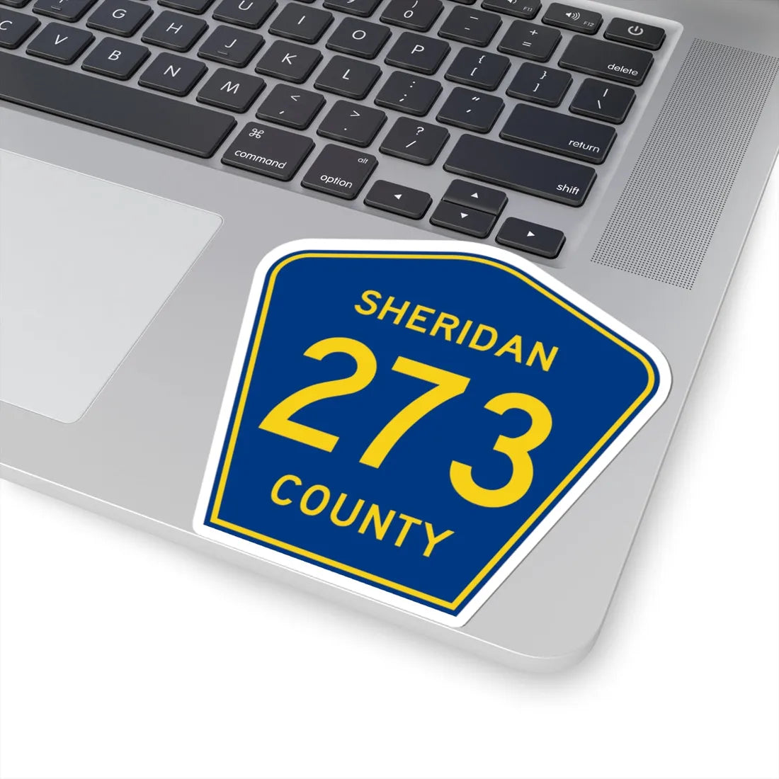 Sheridan County Route 273 WY (Wyoming) (Road Sign) STICKER Vinyl Kiss-Cut Decal - The Sticker Space