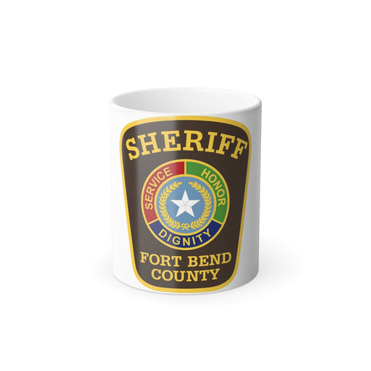 Sherrif Fort Bend County - Color Changing Mug 11oz-11oz-The Sticker Space