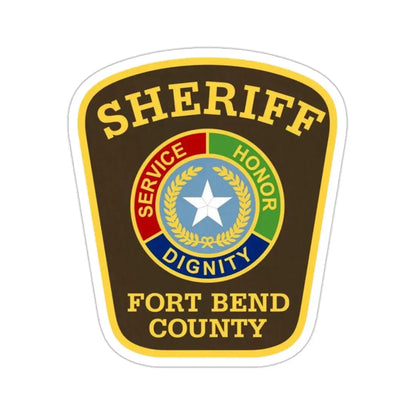 Sherrif Fort Bend County STICKER Vinyl Die-Cut Decal 2 Inch - The Sticker Space