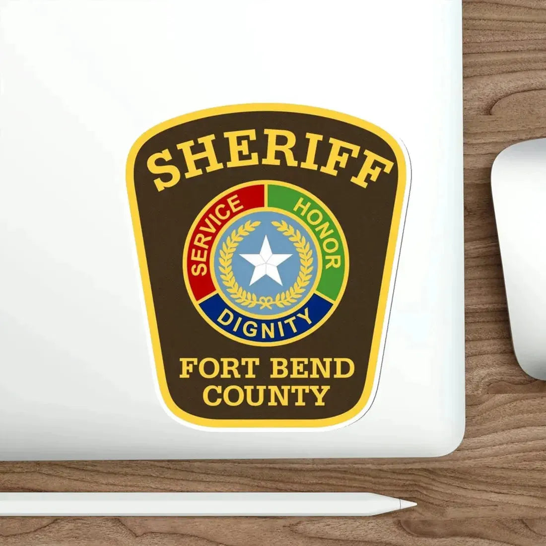 Sherrif Fort Bend County STICKER Vinyl Die-Cut Decal - The Sticker Space