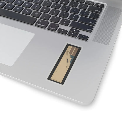 Shibata Zeshin - A Carp Ascending a Waterfall - 19th century v2 - STICKER Vinyl Kiss-Cut Decal