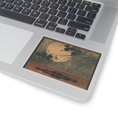 Shibata Zeshin - Autumn Grasses in Moonlight - second half of the 19th v2 - STICKER Vinyl Kiss-Cut Decal