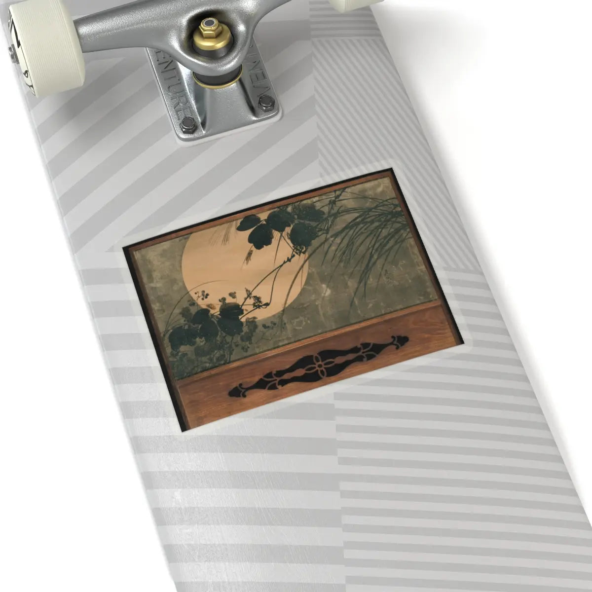 Shibata Zeshin - Autumn Grasses in Moonlight - second half of the 19th v2 - STICKER Vinyl Kiss-Cut Decal