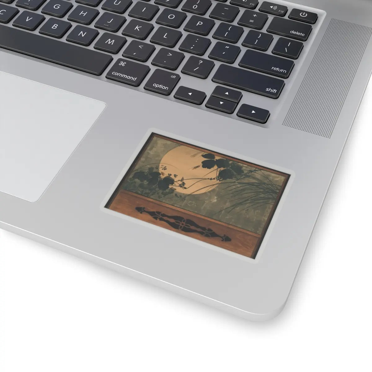Shibata Zeshin - Autumn Grasses in Moonlight - second half of the 19th v2 - STICKER Vinyl Kiss-Cut Decal