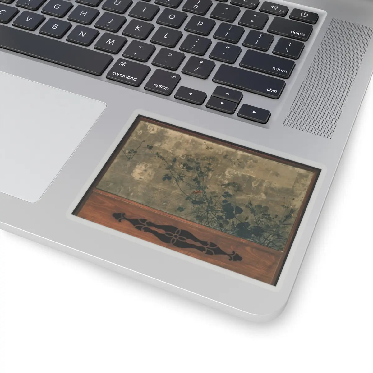 Shibata Zeshin - Autumn Grasses in Moonlight - second half of the 19th v3 - STICKER Vinyl Kiss-Cut Decal