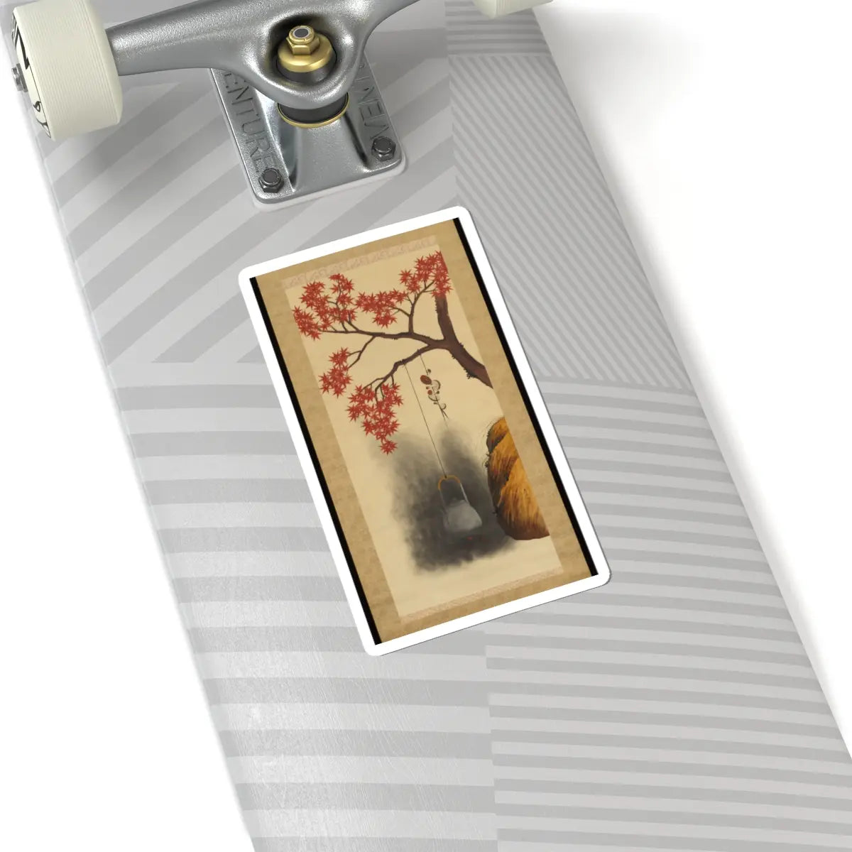 Shibata Zeshin - Autumn Maple - late 19th century v1 - STICKER Vinyl Kiss-Cut Decal