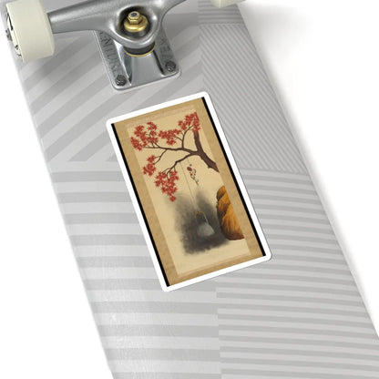 Shibata Zeshin - Autumn Maple - late 19th century v1 - STICKER Vinyl Kiss-Cut Decal