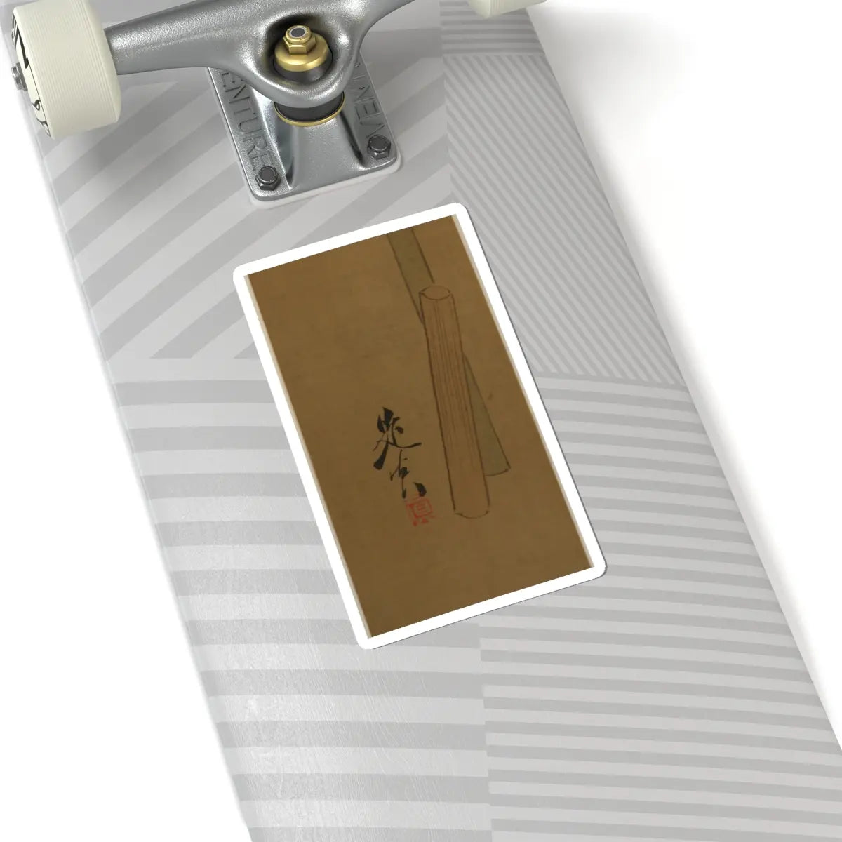 Shibata Zeshin - Brush - 19th century v2 - STICKER Vinyl Kiss-Cut Decal