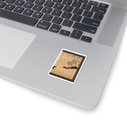 Shibata Zeshin - Egrets and Crows - late 19th century v2 - STICKER Vinyl Kiss-Cut Decal