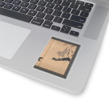Shibata Zeshin - Egrets and Crows - late 19th century v2 - STICKER Vinyl Kiss-Cut Decal
