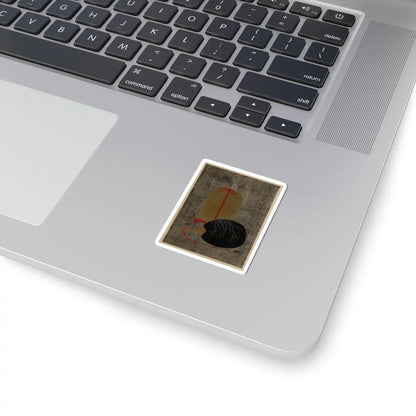 Shibata Zeshin - Fan and Insect Cage - unknown - STICKER Vinyl Kiss-Cut Decal