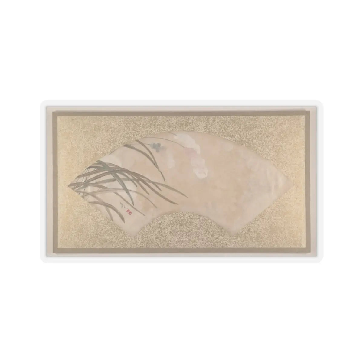 Shibata Zeshin - Flowers and Leaves - late 19th century v1 - STICKER Vinyl Kiss-Cut Decal