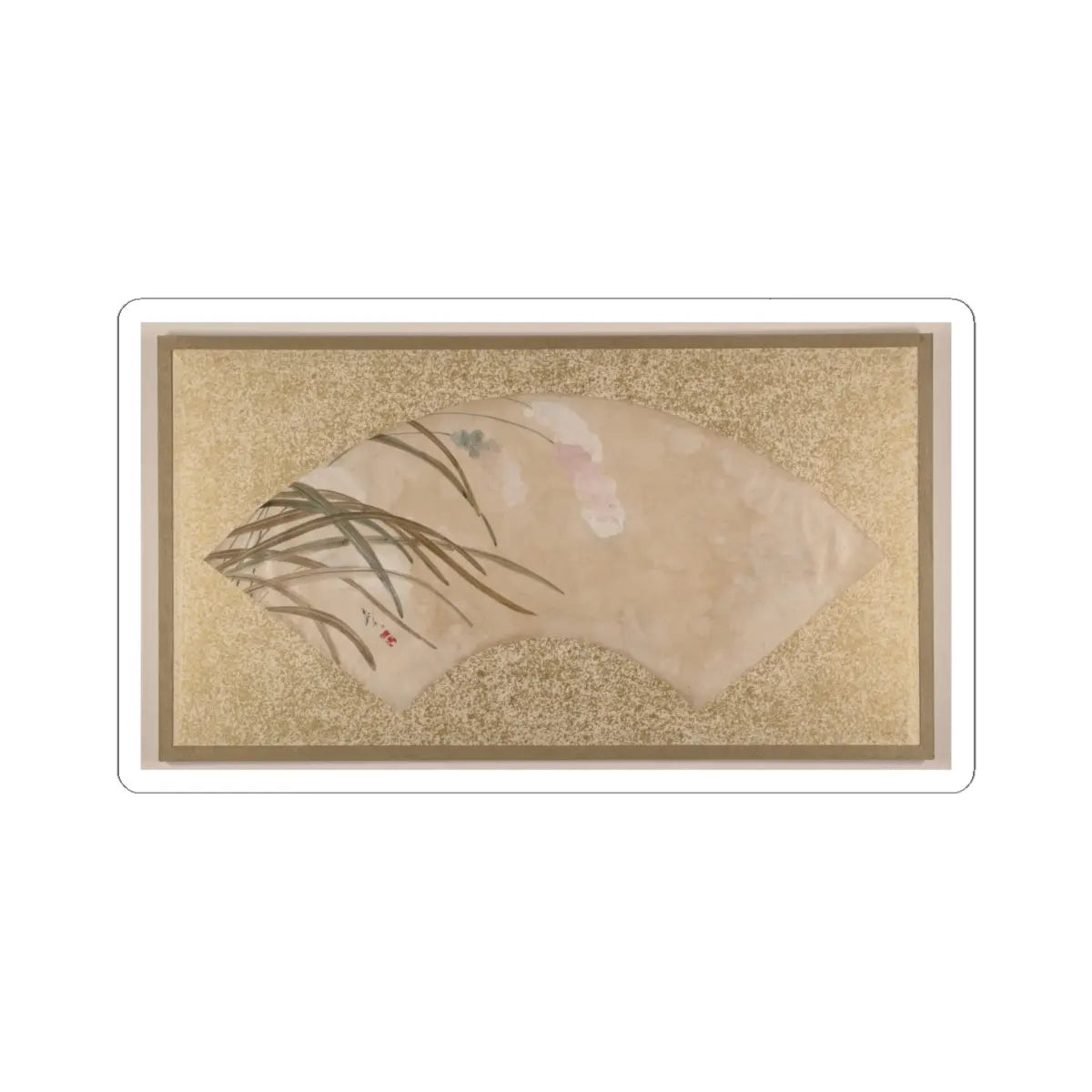 Shibata Zeshin - Flowers and Leaves - late 19th century v1 - STICKER Vinyl Kiss-Cut Decal