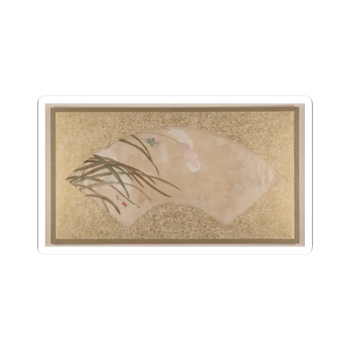 Shibata Zeshin - Flowers and Leaves - late 19th century v1 - STICKER Vinyl Kiss-Cut Decal