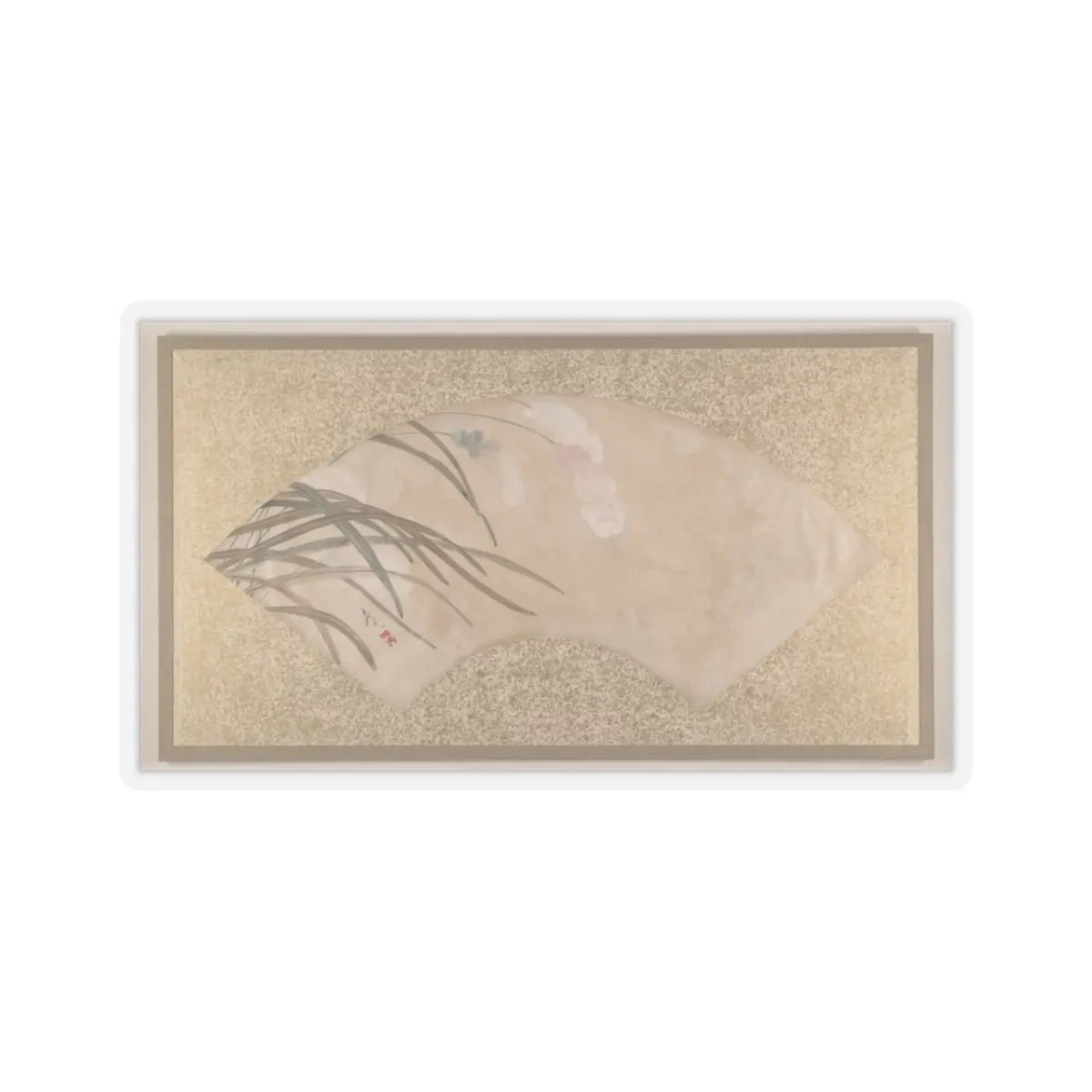 Shibata Zeshin - Flowers and Leaves - late 19th century v1 - STICKER Vinyl Kiss-Cut Decal