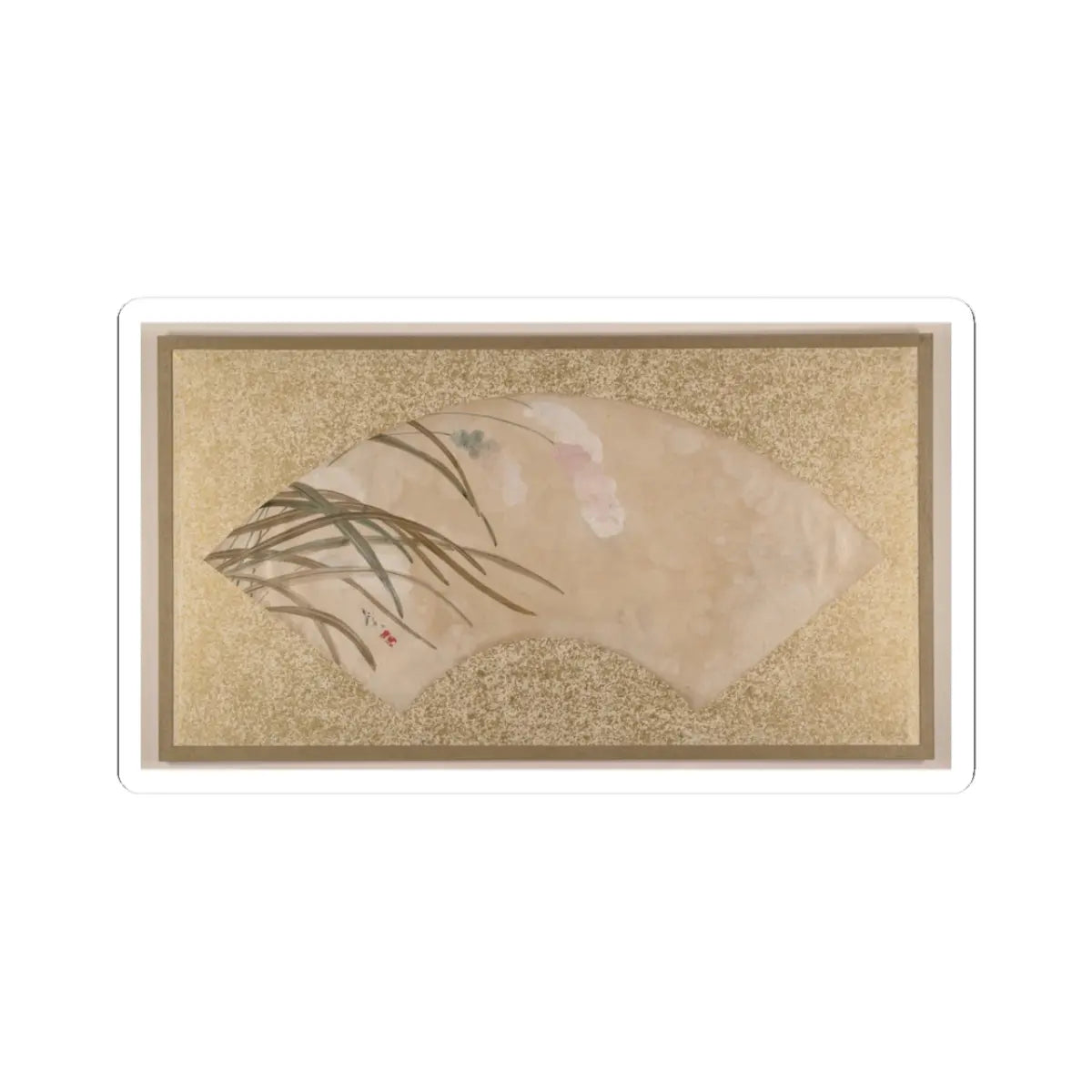 Shibata Zeshin - Flowers and Leaves - late 19th century v1 - STICKER Vinyl Kiss-Cut Decal