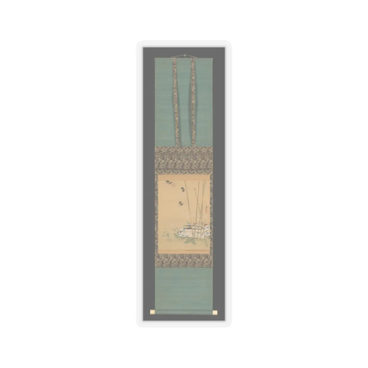 Shibata Zeshin - Garden Scene - 19th century v2 - STICKER Vinyl Kiss-Cut Decal