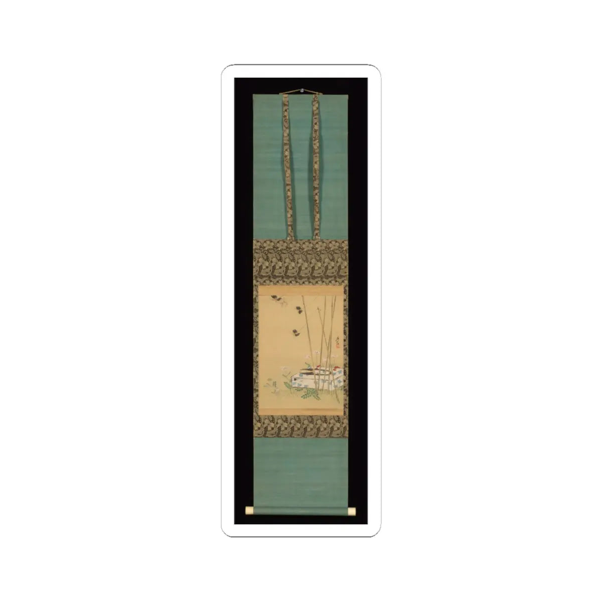 Shibata Zeshin - Garden Scene - 19th century v2 - STICKER Vinyl Kiss-Cut Decal