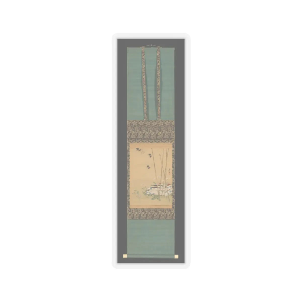Shibata Zeshin - Garden Scene - 19th century v2 - STICKER Vinyl Kiss-Cut Decal