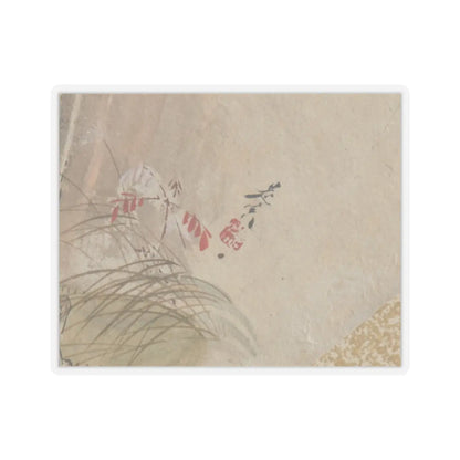 Shibata Zeshin - House with Woman and Baby - late 19th century v2 - STICKER Vinyl Kiss-Cut Decal