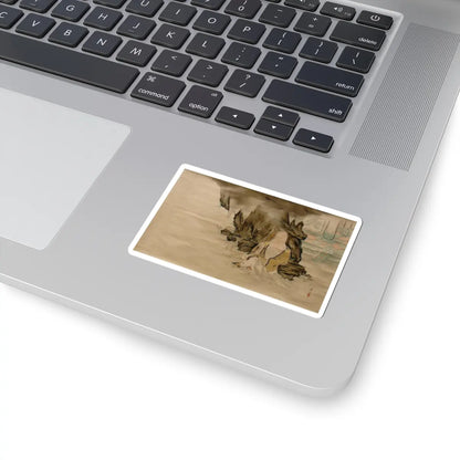 Shibata Zeshin - Jurōjin - 19th century v1 - STICKER Vinyl Kiss-Cut Decal
