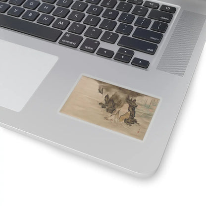 Shibata Zeshin - Jurōjin - 19th century v1 - STICKER Vinyl Kiss-Cut Decal