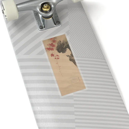 Shibata Zeshin - Leaves and Bird - 19th century v1 - STICKER Vinyl Kiss-Cut Decal