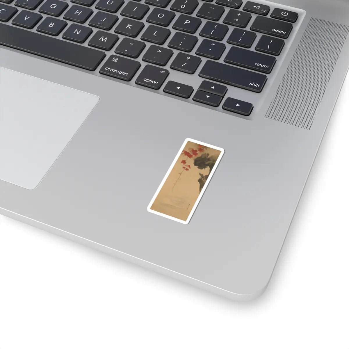 Shibata Zeshin - Leaves and Bird - 19th century v1 - STICKER Vinyl Kiss-Cut Decal