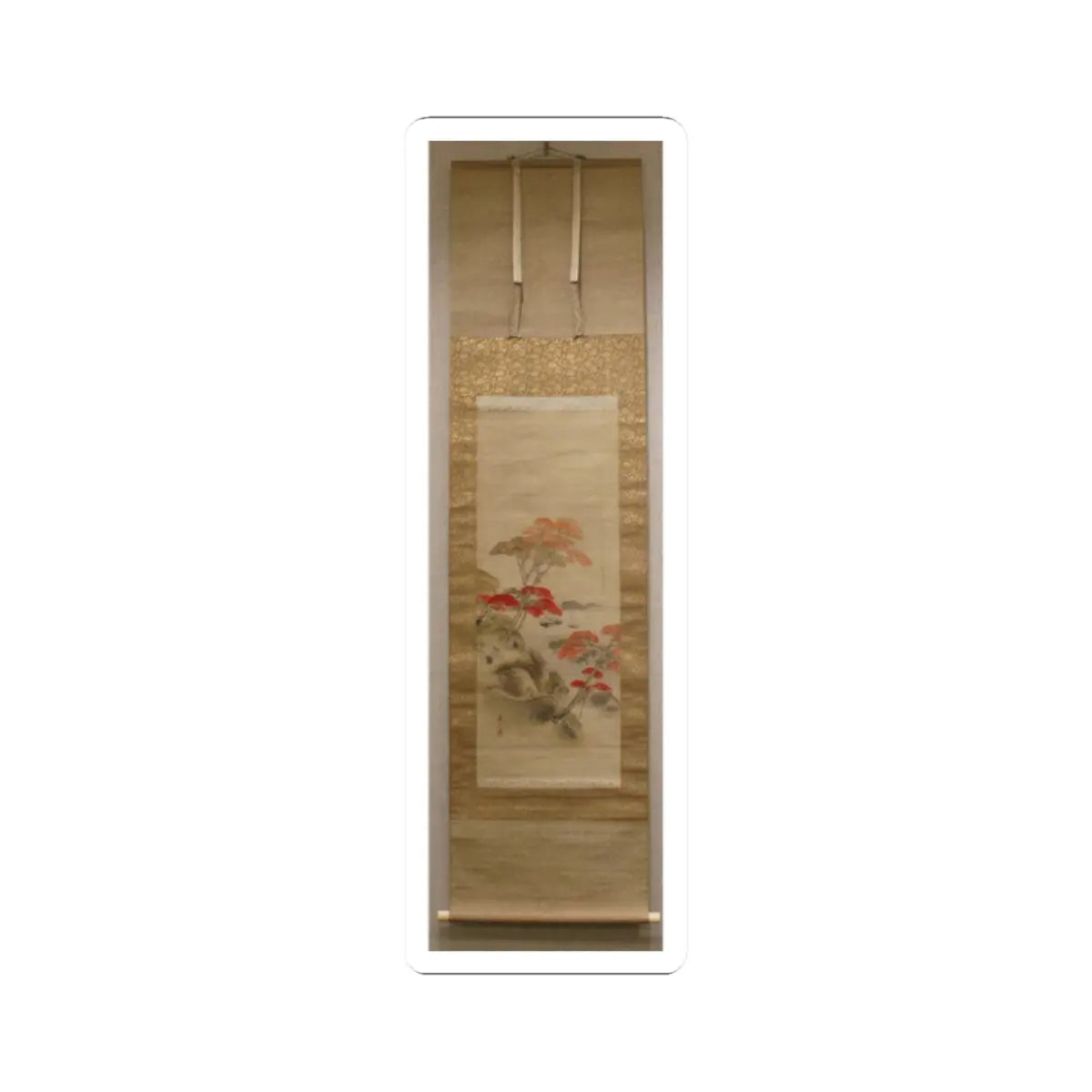 Shibata Zeshin - Maple Viewing at Kai'anji Temple - second half of the 19th v2 - STICKER Vinyl Kiss-Cut Decal