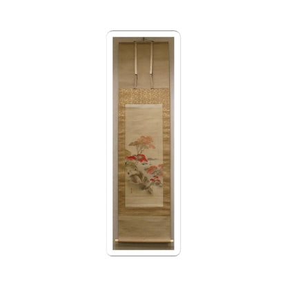 Shibata Zeshin - Maple Viewing at Kai'anji Temple - second half of the 19th v2 - STICKER Vinyl Kiss-Cut Decal