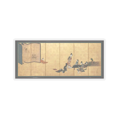 Shibata Zeshin - Parody of the Four Accomplishments - second half of the 19th v1 - STICKER Vinyl Kiss-Cut Decal
