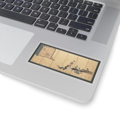 Shibata Zeshin - Parody of the Four Accomplishments - second half of the 19th v1 - STICKER Vinyl Kiss-Cut Decal
