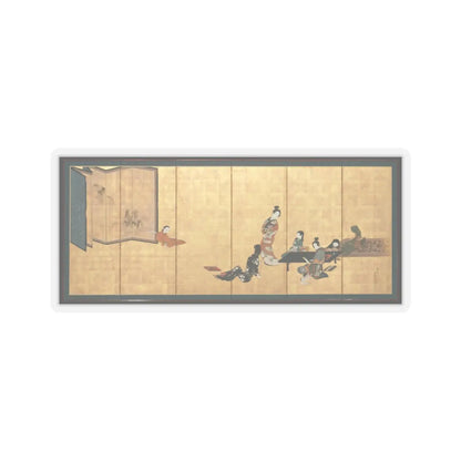 Shibata Zeshin - Parody of the Four Accomplishments - second half of the 19th v1 - STICKER Vinyl Kiss-Cut Decal