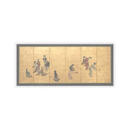 Shibata Zeshin - Parody of the Four Accomplishments - second half of the 19th v2 - STICKER Vinyl Kiss-Cut Decal