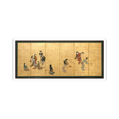 Shibata Zeshin - Parody of the Four Accomplishments - second half of the 19th v2 - STICKER Vinyl Kiss-Cut Decal