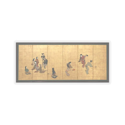 Shibata Zeshin - Parody of the Four Accomplishments - second half of the 19th v2 - STICKER Vinyl Kiss-Cut Decal