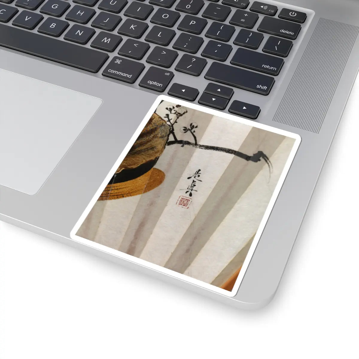 Shibata Zeshin - Plum Branch and Teapot - unknown v2 - STICKER Vinyl Kiss-Cut Decal