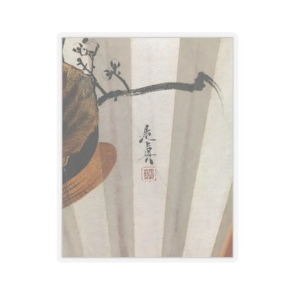 Shibata Zeshin - Plum Branch and Teapot - unknown v2 - STICKER Vinyl Kiss-Cut Decal