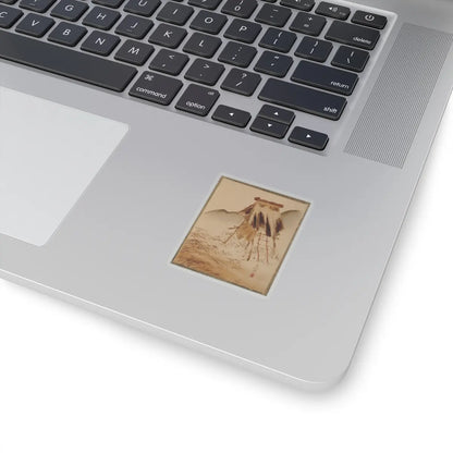Shibata Zeshin - Rice-Drying Frame - unknown - STICKER Vinyl Kiss-Cut Decal