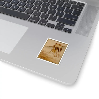 Shibata Zeshin - Rice-Drying Frame - unknown - STICKER Vinyl Kiss-Cut Decal
