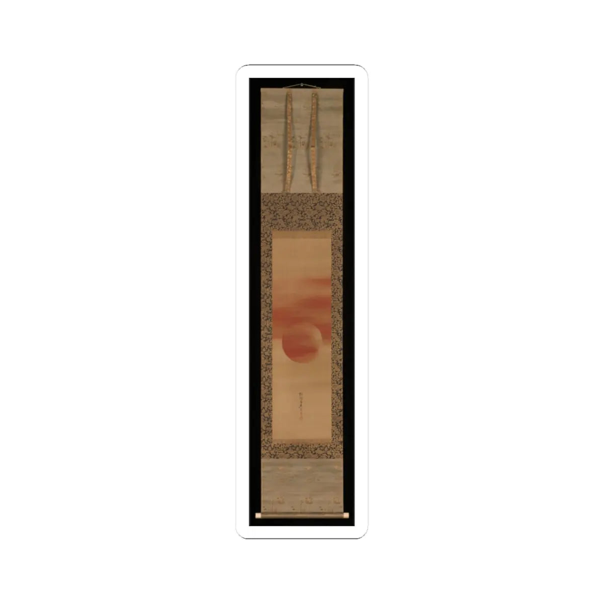 Shibata Zeshin - Rising Sun - second half of the 19th v2 - STICKER Vinyl Kiss-Cut Decal