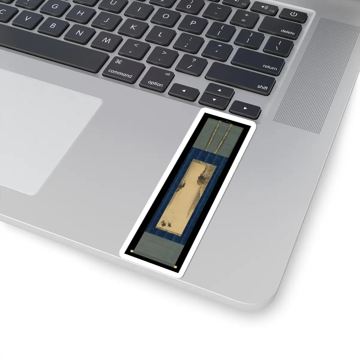 Shibata Zeshin - Rocks and Waterfall - unknown v2 - STICKER Vinyl Kiss-Cut Decal