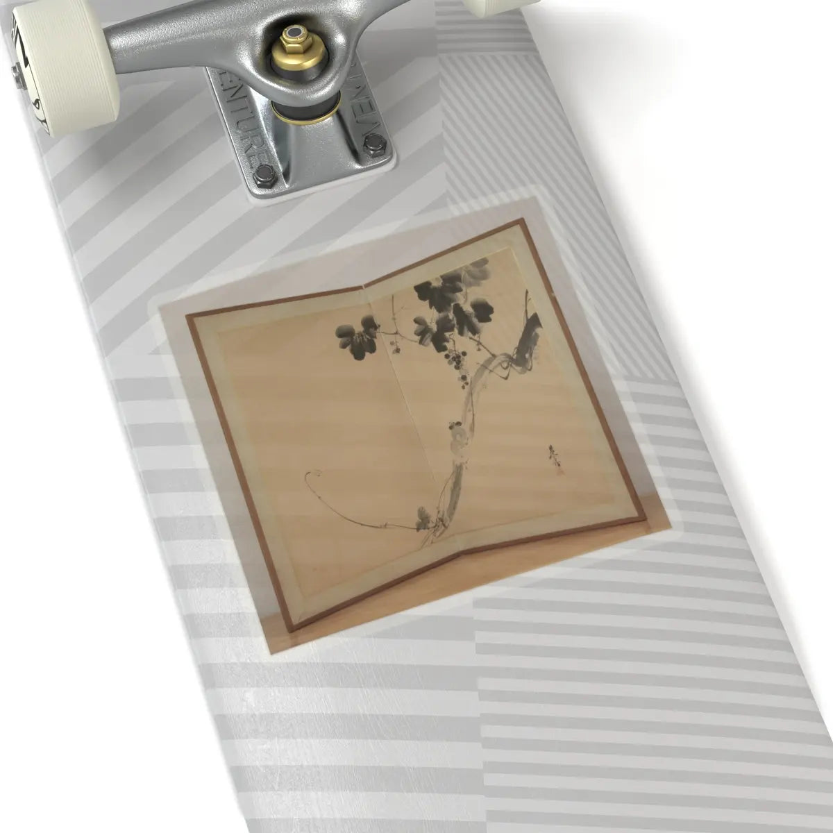 Shibata Zeshin - Squirrel on Grapevine - 19th century v1 - STICKER Vinyl Kiss-Cut Decal
