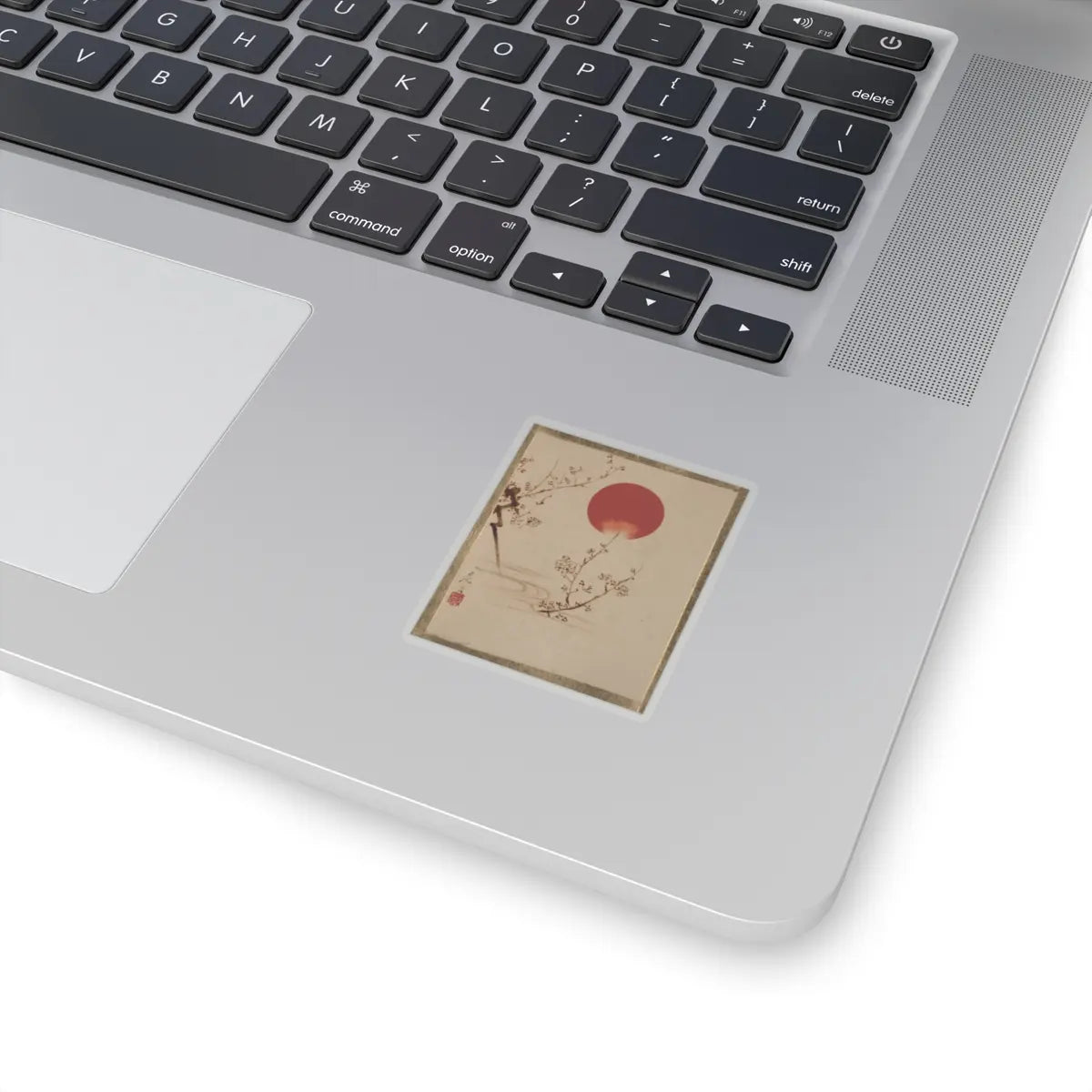 Shibata Zeshin - Sun and Plum Branches - unknown - STICKER Vinyl Kiss-Cut Decal