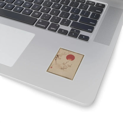 Shibata Zeshin - Sun and Plum Branches - unknown - STICKER Vinyl Kiss-Cut Decal
