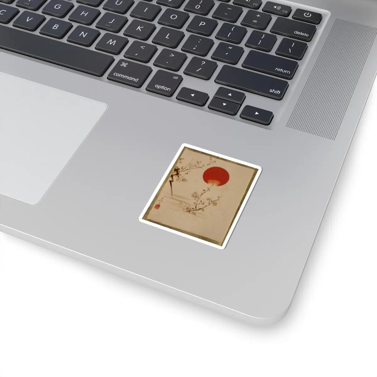 Shibata Zeshin - Sun and Plum Branches - unknown - STICKER Vinyl Kiss-Cut Decal