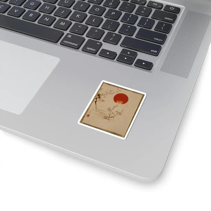 Shibata Zeshin - Sun and Plum Branches - unknown - STICKER Vinyl Kiss-Cut Decal