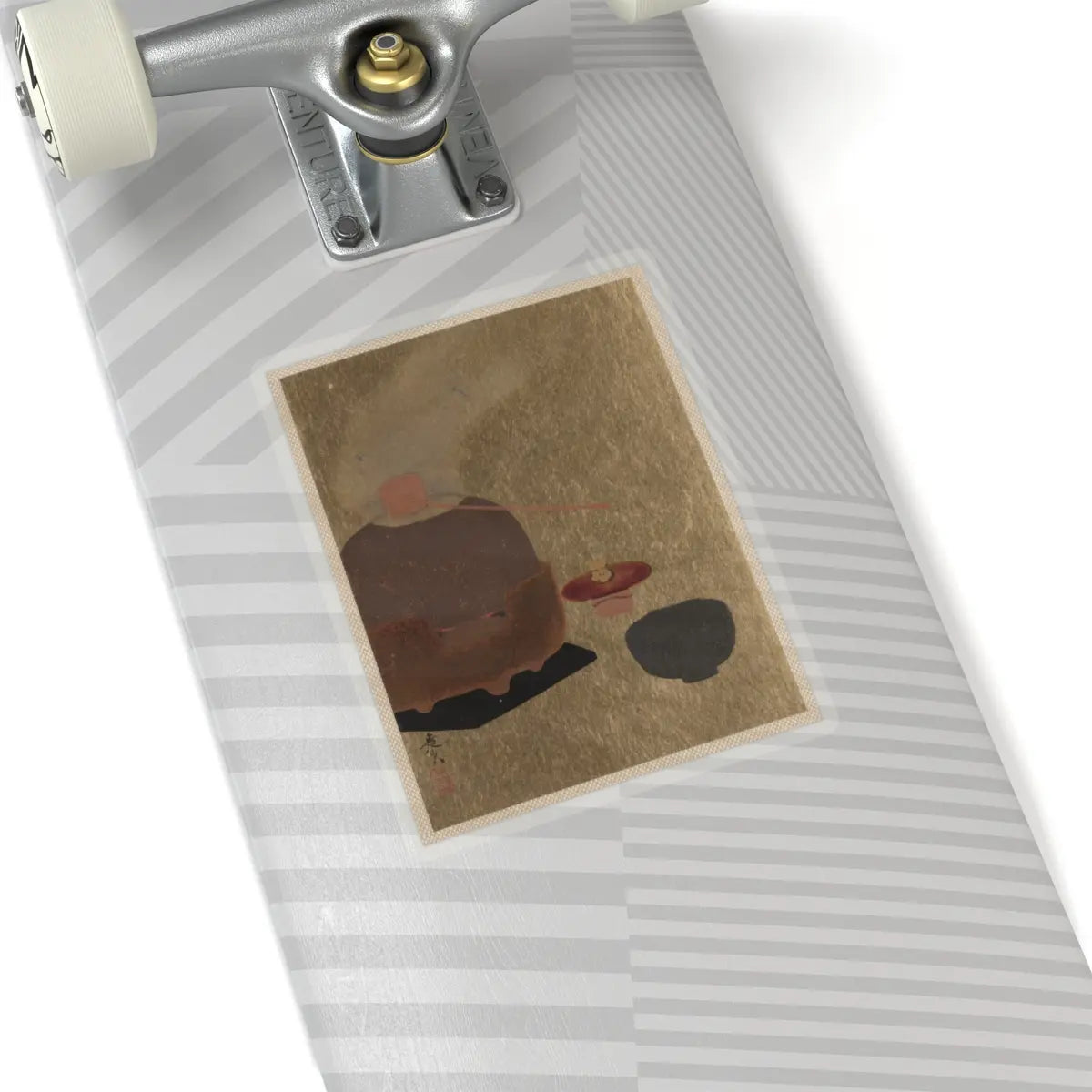 Shibata Zeshin - Tea Ceremony Apparatus - unknown - STICKER Vinyl Kiss-Cut Decal