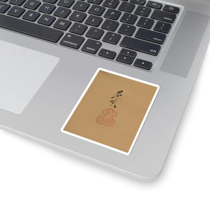 Shibata Zeshin - Tortoises and Crabs - 19th century v3 - STICKER Vinyl Kiss-Cut Decal